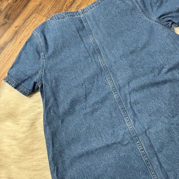 Vintage Denim Button Up Dress - Picture 6 of 9